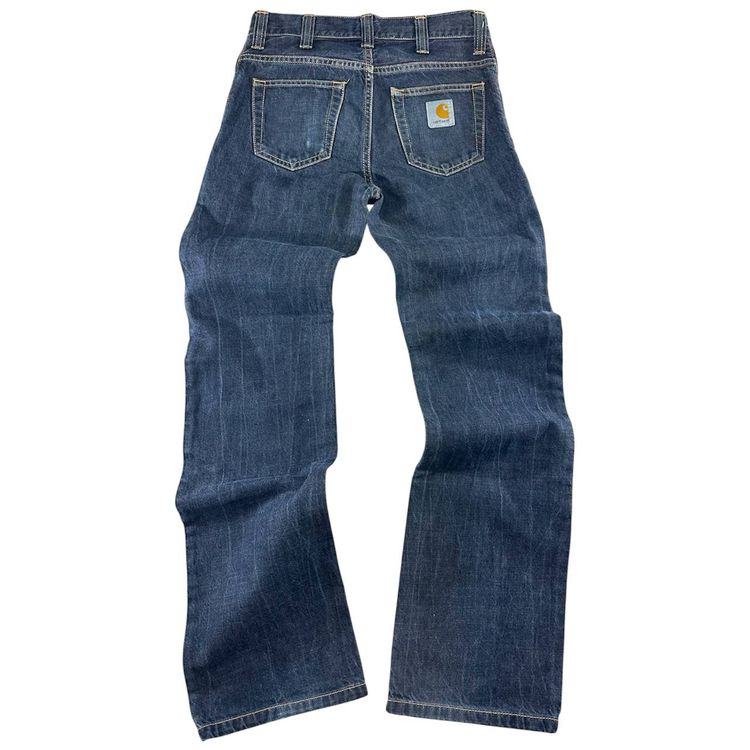 Carhartt Blue Denim Jeans Rockin Pant Uomo/Donna (40 IT)